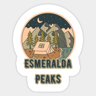 Esmeralda Peaks Sticker